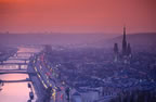 Dusk in Rouen