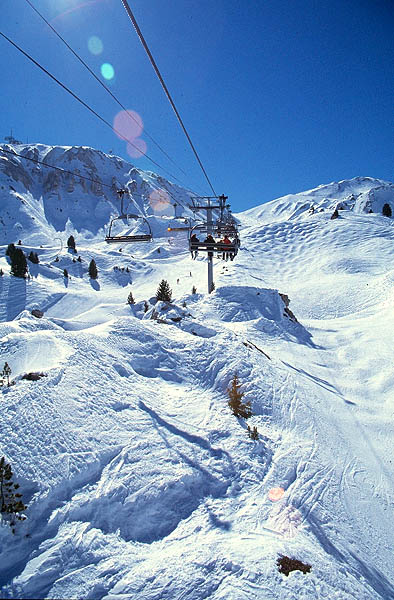 Big snow in La Plagne.