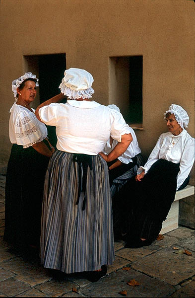 Provenal traditions upheld in Vallauris, Alpes-Maritimes.